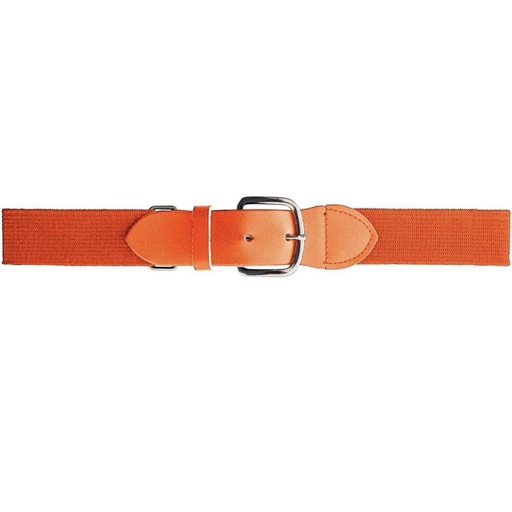Martin Sports - Baseball Belt w/ Cowhide Leather Tabs Orange Youth